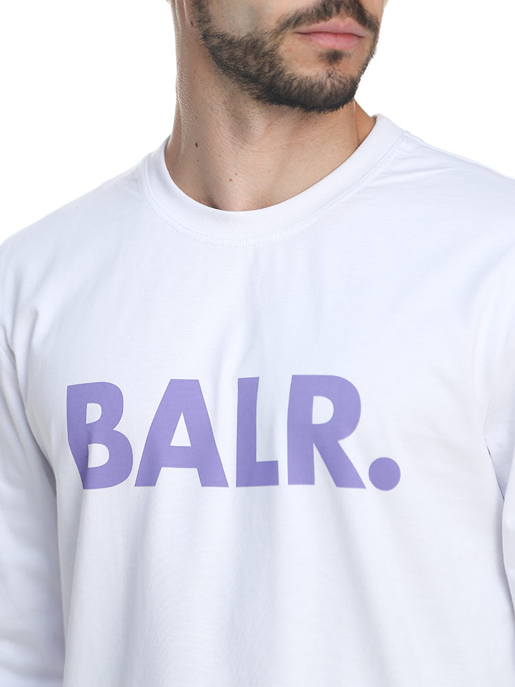 BALR. (ボーラー) ロゴプリント クルーネック 長袖 Tシャツ メンズ ブランド BA1111042【サカゼン公式通販】