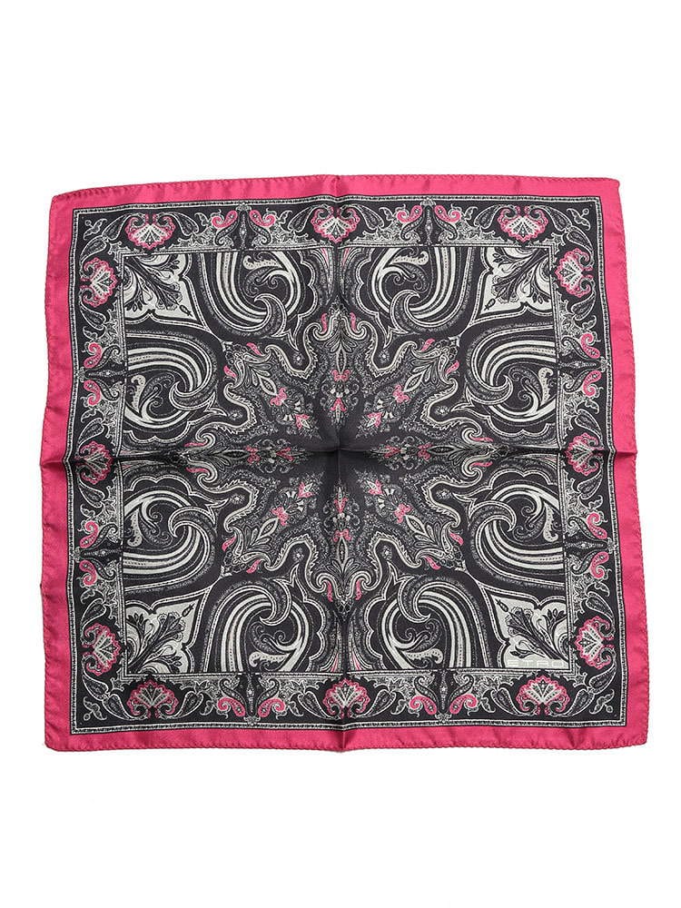 エトロ チーフ ETRO シルク100％ ペイズリー ポケットチーフ メンズ ハンカチ シルク 絹 柄物 ET1T1994037  ブランド