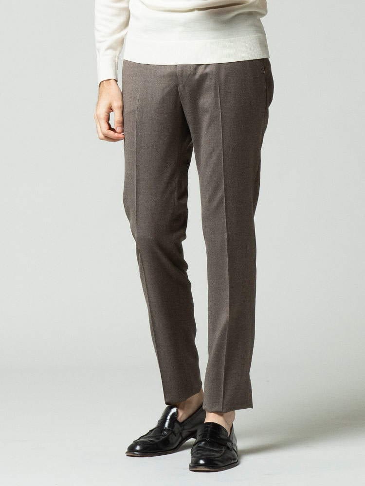 PT TORINO ピーティートリノ ストレッチウール ノータック ロングパンツ SLIM ブランド メンズ ボトムス パンツ スラックス ビジカジ PTCOVF01Z00CM13