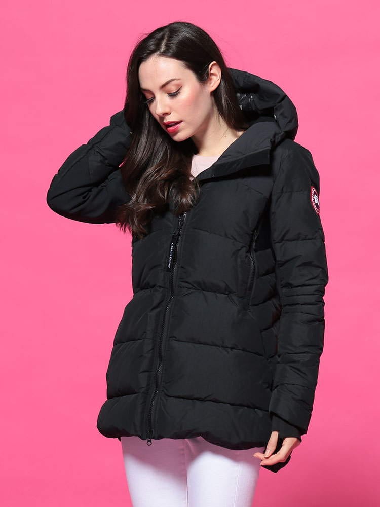 CANADAGOOSE (カナダグース) フード フルジップ ダウン ジャケット HYBRIDGE COAT BLACK CGL2742L