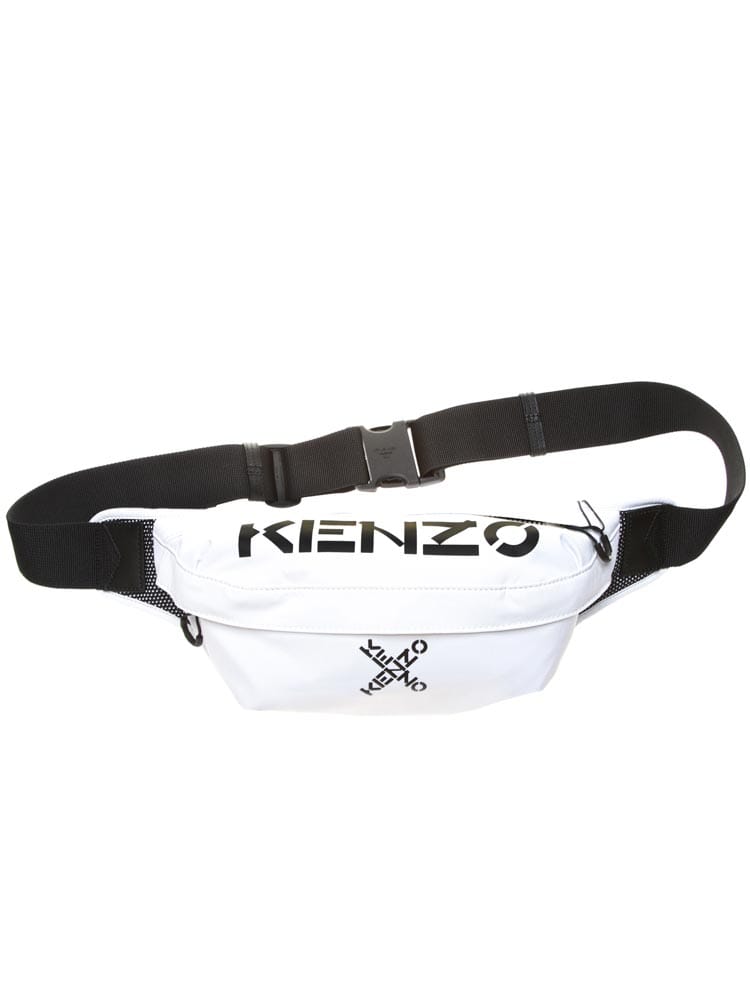 KENZO (ケンゾー) ロゴXプリント ジップ開き ベルトバッグ KZFA65SA221F21