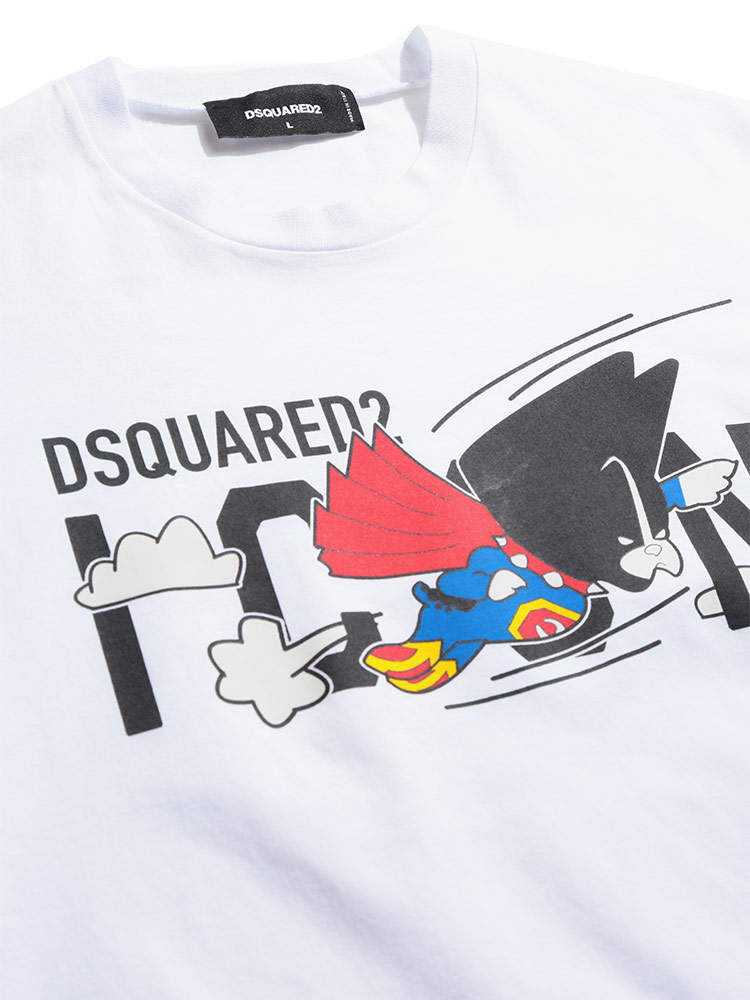 DSQUARED2 (ディースクエアード) スーパーマン ICONプリント クルー