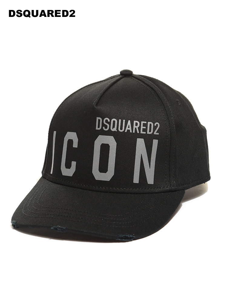 DSQUARED2 (ディースクエアード) ICON リフレクロゴ ダメージ キャップ D2BCM041205C011 ブランド