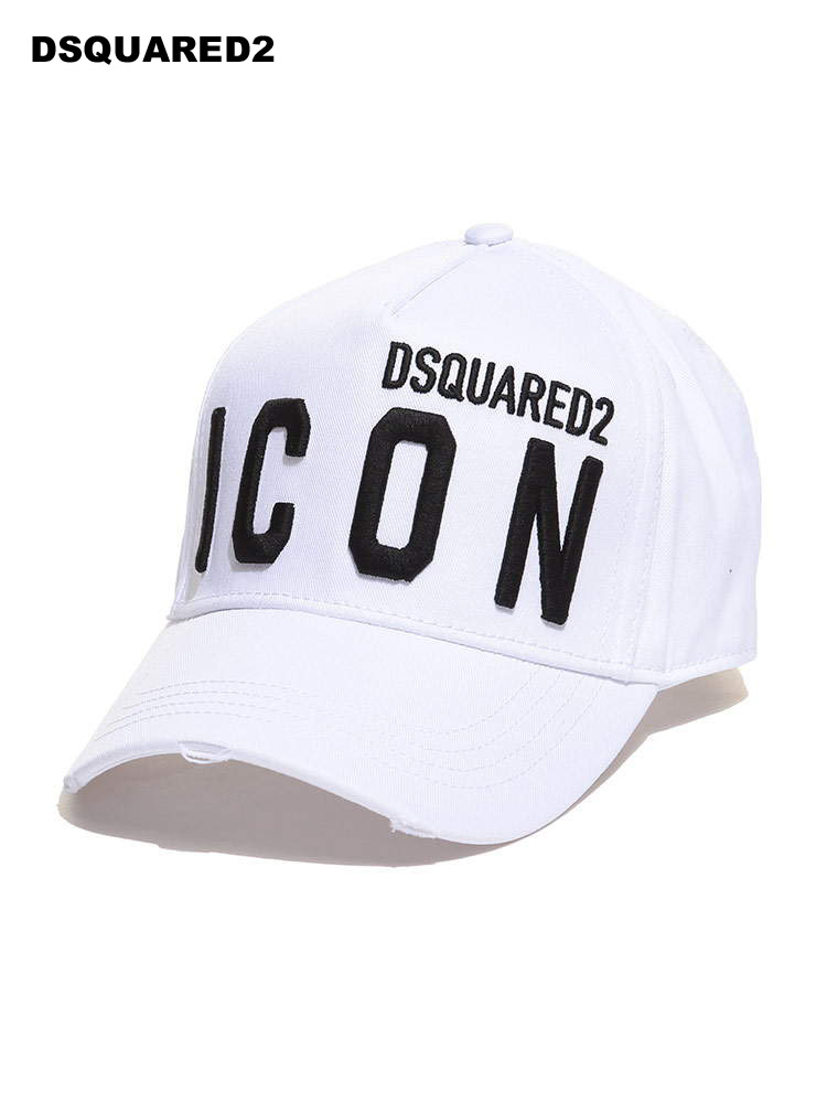 DSQUARED2 (ディースクエアード) ダメージ 3D ICONロゴ キャップ D2BCM041205C001 ブランド