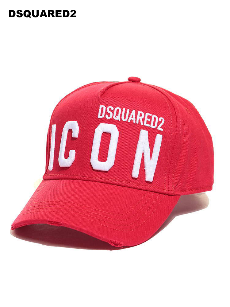 DSQUARED2 (ディースクエアード) ダメージ 3D ICONロゴ キャップ D2BCM041205C001 ブランド