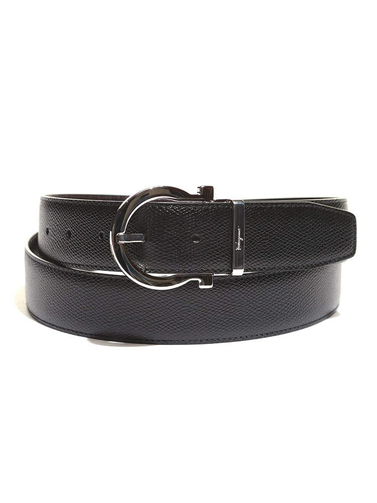 Salvatore Ferragamo (サルバトーレフェラガモ) レザー リバーシブル ピンバックル ベルト FG679781675140 ブランド