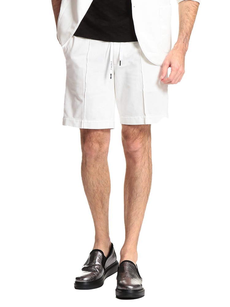 CIRCOLO1901 (チルコロ1901) ストレッチ 無地 ウエストコード ショートパンツ CICN2986