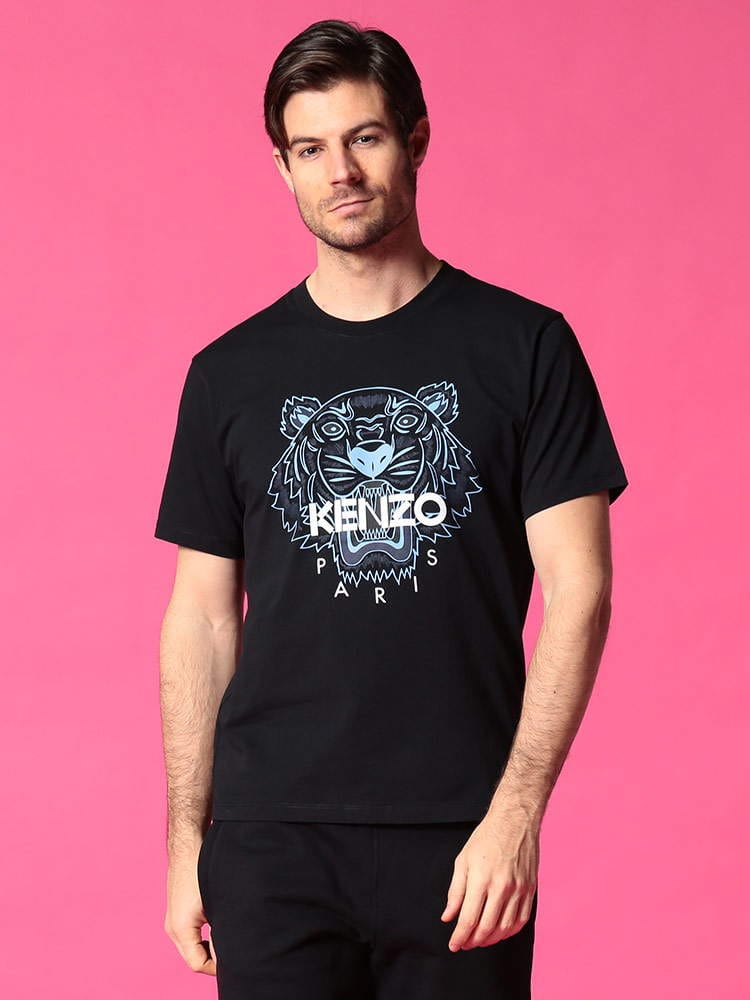 KENZO (ケンゾー) タイガープリント クルーネック 半袖 Tシャツ TIGER KZFB55TS0204YA ブランド