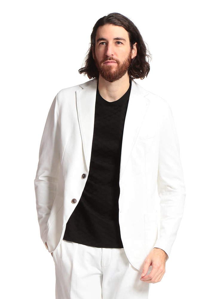 CIRCOLO1901 (チルコロ1901) ストレッチ 無地 コットン シングル 2ツ釦 ジャケット CICN2984 ブランド