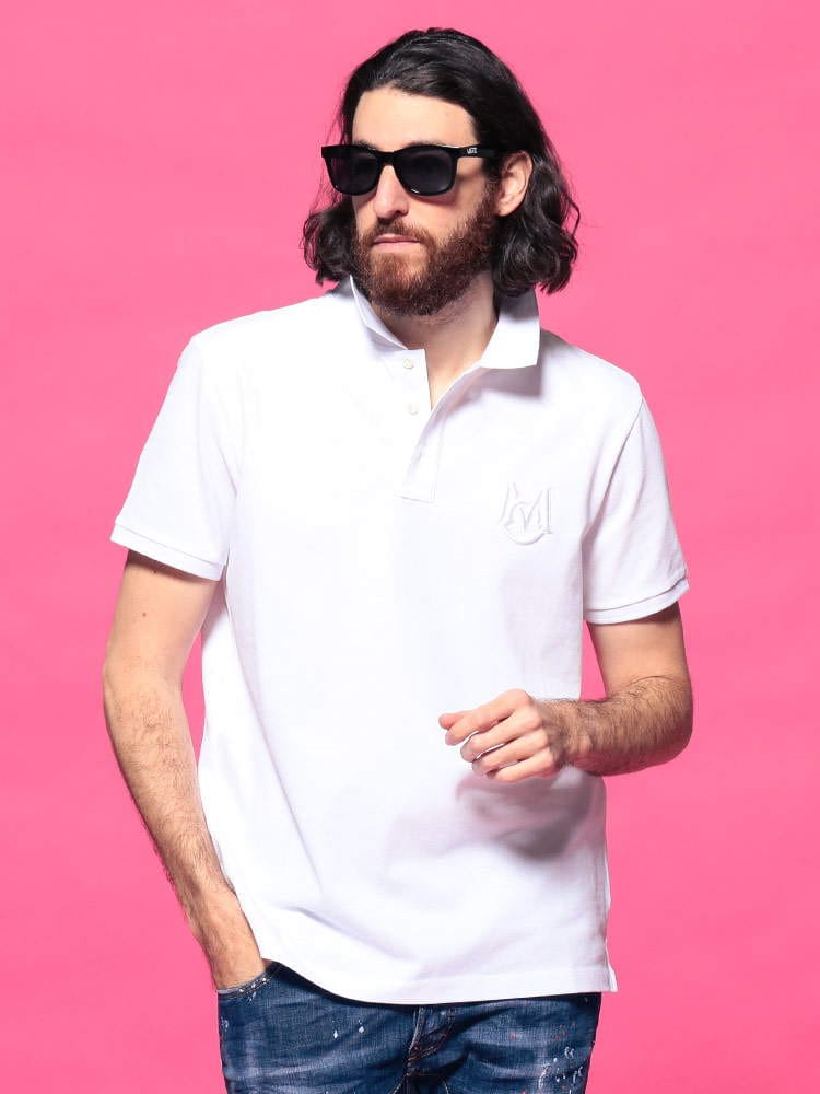 MONCLER (モンクレール) 胸ロゴ刺繍 半袖 ポロシャツ MC8A7290084556 ブランド