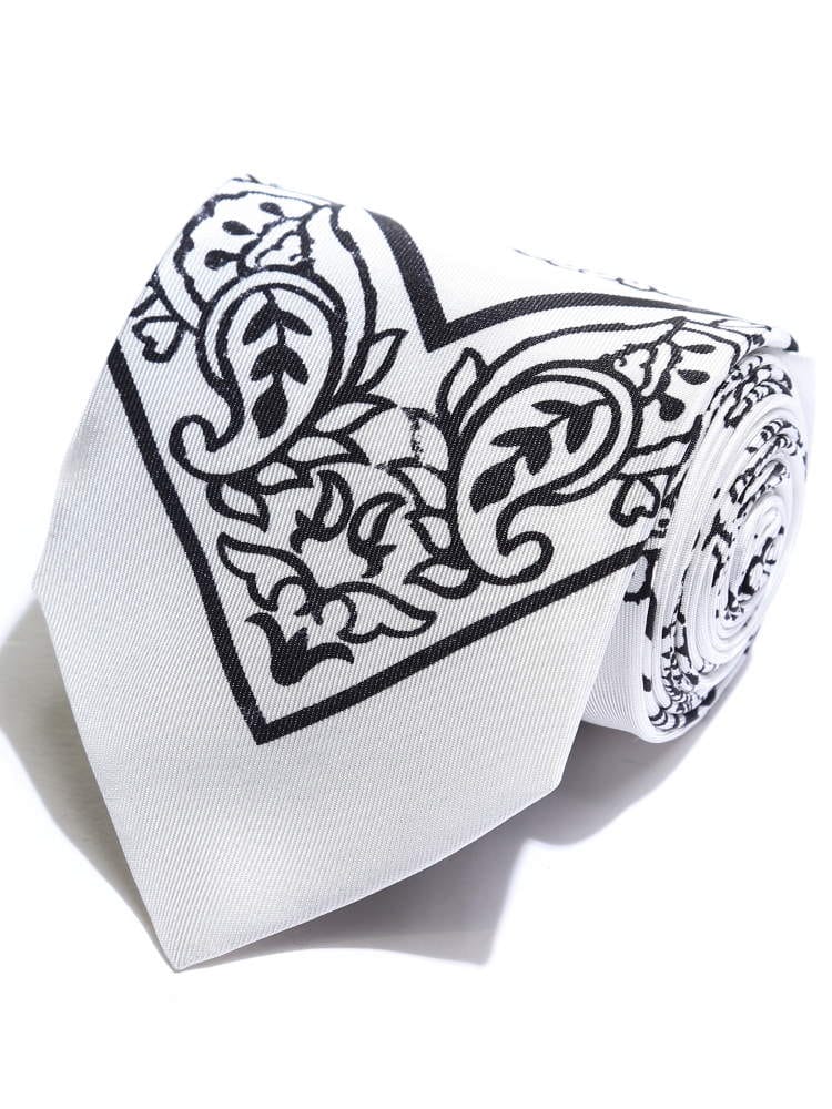 Gabriele Pasini (ガブリエレ パジーニ) シルク100％ ペイズリーチーフ ネクタイ GP17TIE8GP17107