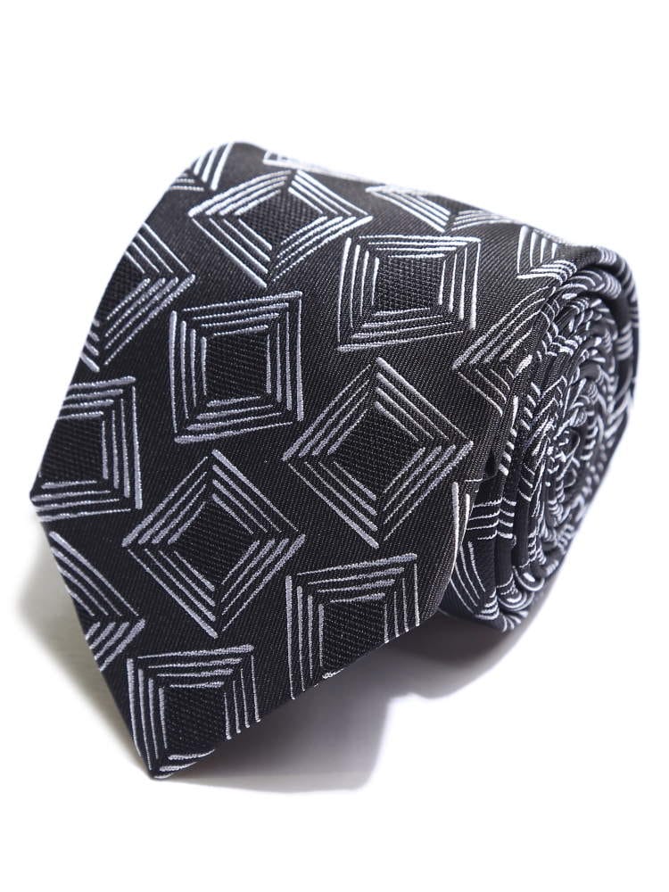 LARDINI (ラルディーニ) シルク100％ スクエア総柄 ネクタイ LDCRC8EL56149 ブランド