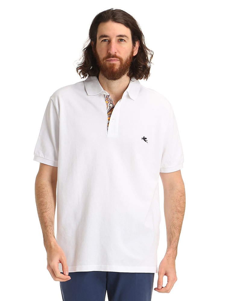 ETRO (エトロ) ワンポイント 柄ライン 半袖 ポロシャツ ET1Y1429870 ブランド