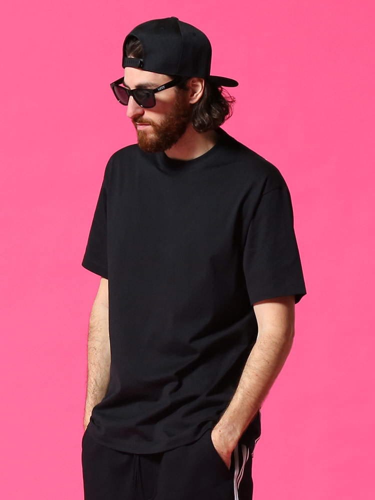 Y-3 (ワイスリー) バックスリーストライプ クルーネック 半袖 Tシャツ 3STP BLACK Y3H16334