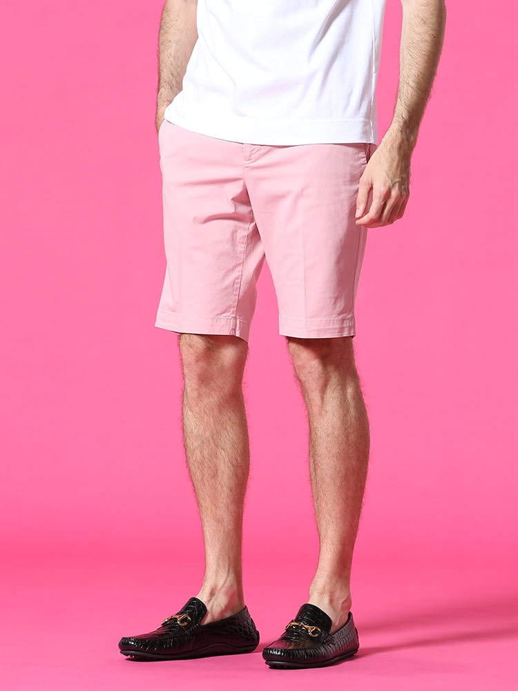 PT TORINO (ピーティートリノ) ストレッチ 無地 ジップフライ ショートパンツ PTCBBTKCCNU35 ブランド