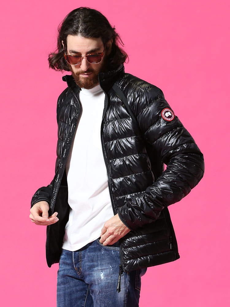 CANADA GOOSE (カナダグース) ストレッチ切り替え フルジップ ライト ダウンジャケット HYBRIDGE LITE JACKET CGL2714M