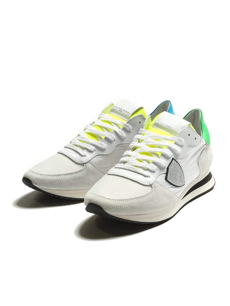 PHILIPPE MODEL PARIS (フィリップモデル) スエード マルチカラー ローカットスニーカー PMTZLUWNX2