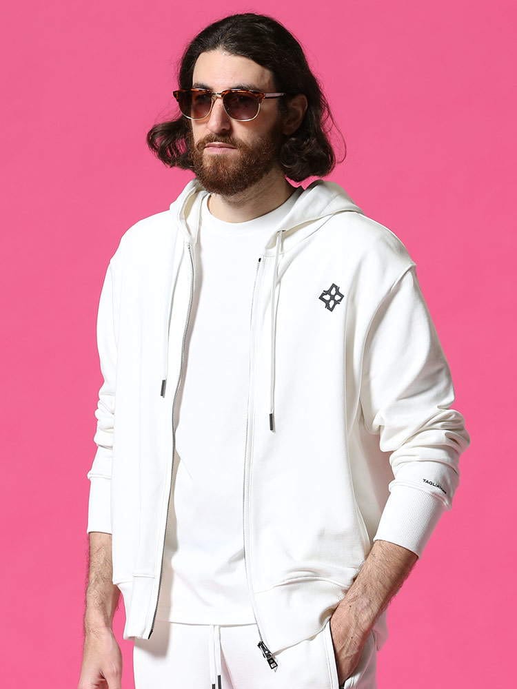 TAGLIATORE (タリアトーレ) ワンポイント フーディー フルジップ スウェット パーカー TGDALTONFUE21 メンズ