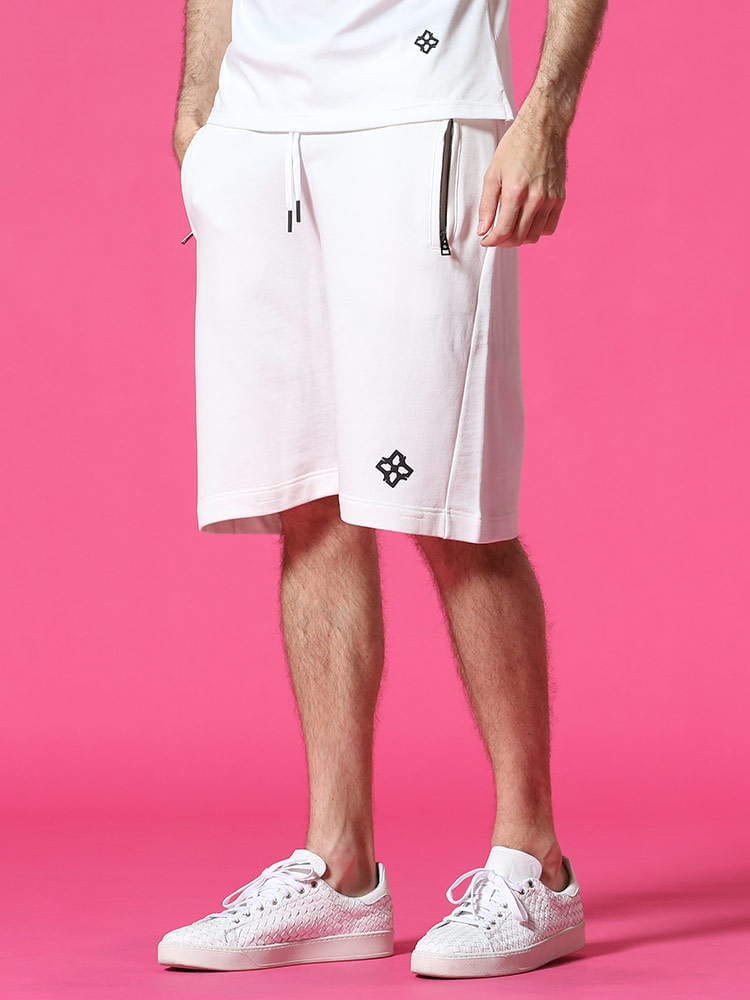 TAGLIATORE (タリアトーレ) ワンポイント ウエストコード スウェット ショートパンツ TGJARVISFUE21