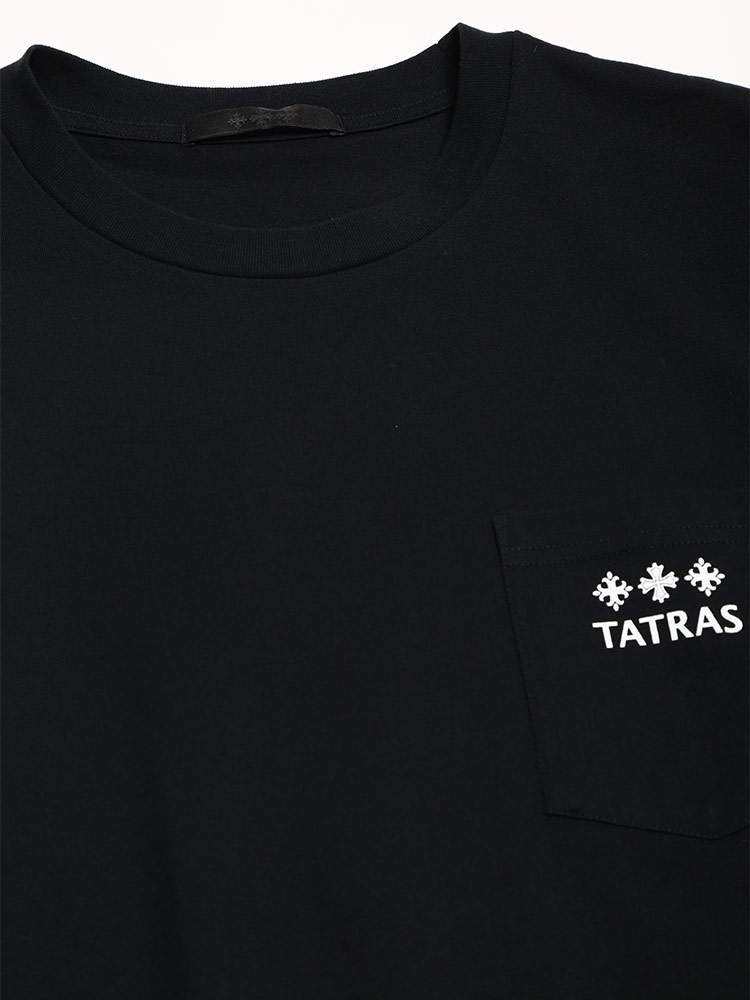 TATRAS (タトラス) バックロゴプリント ポケット付き クルーネック 半袖 Tシャツ TRMTAT21S8122【サカゼン公式通販】