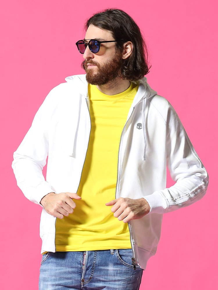 HYDROGEN (ハイドロゲン) 迷彩柄 フルジップ 長袖 パーカー CAMO HY284636 ブランド メンズ スウェット