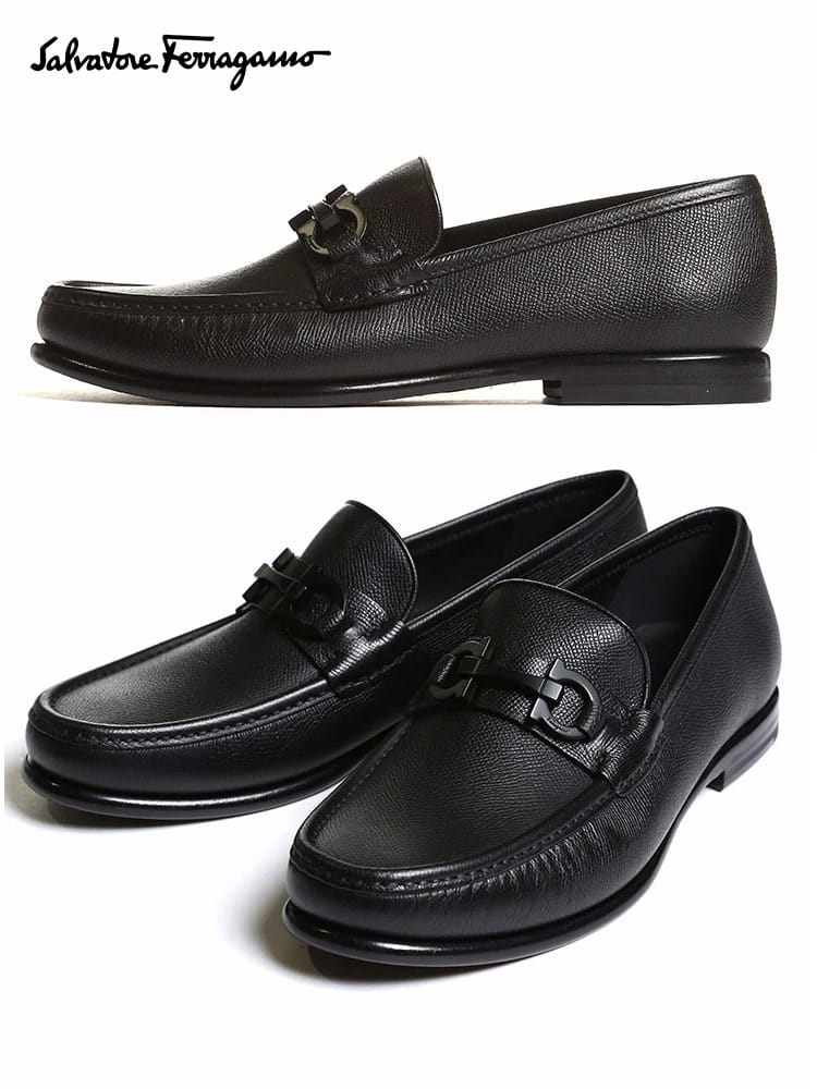 Salvatore Ferragamo (サルバトーレフェラガモ) レザー ガンチーニ ローファー FG02A879688525