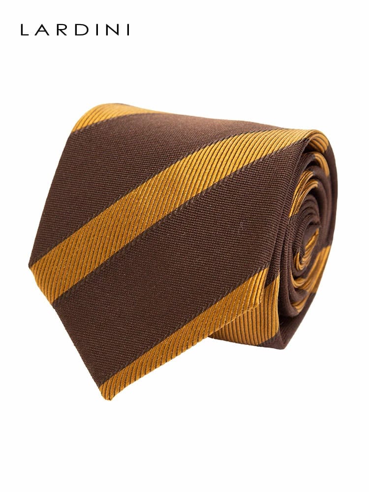 LARDINI (ラルディーニ) シルク ウール ストライプ ネクタイ LDCRC8IP57138 メンズ