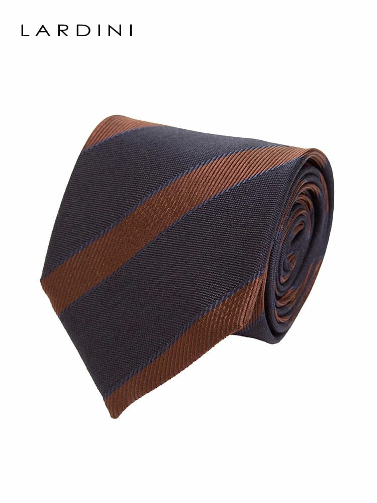 LARDINI (ラルディーニ) シルク ウール ストライプ ネクタイ LDCRC8IP57138 メンズ