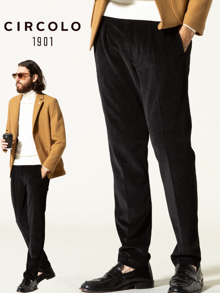 CIRCOLO1901 (チルコロ1901) コーデュロイ ウエストコード ロングパンツ CICN3181 ブランド