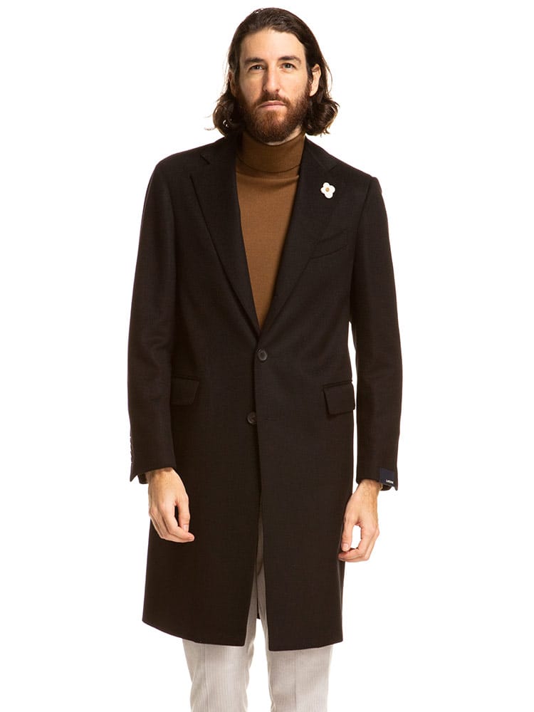 LARDINI (ラルディーニ) カシミヤ100％ 無地 シングル チェスターコート LD23648RP57699 ブランド