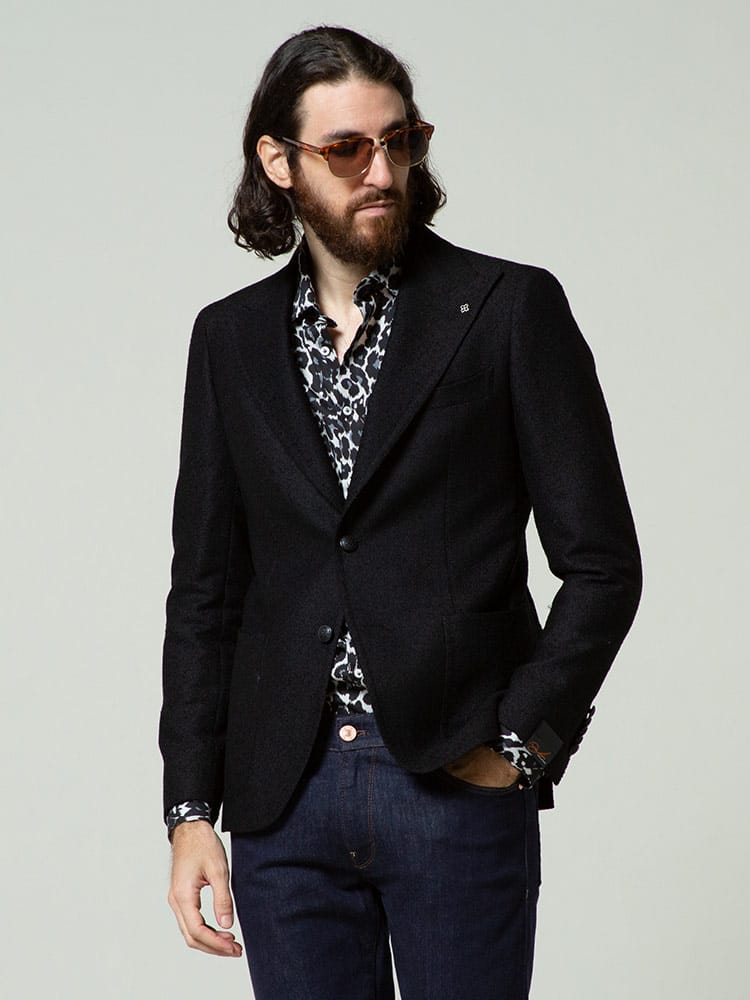 タリアトーレ TAGLIATORE アルパカ ブークレ シングル 2ツ釦 ジャケット ブランド メンズ アウター テーラード フォーマル TGPL26K440023