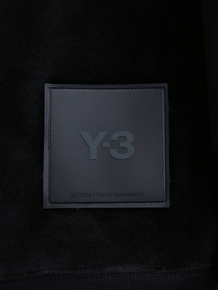 Y-3 ワイスリー 裾ロゴ ベルベット スウェット クルーネック トレーナー SQUARE VELVET SPACER 【サカゼン公式通販】