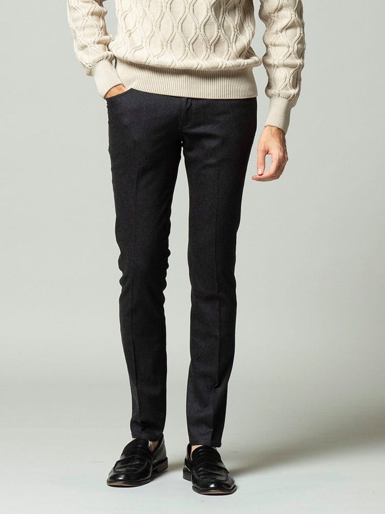 PT TORINO (ピィーティートリノ) ウール ジップフライ ノータック パンツ PTC5DS05Z00CM14 ブランド