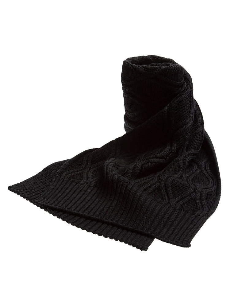 LARDINI (ラルディーニ) ウール100％ ケーブル マフラー LDSKARFIP57310