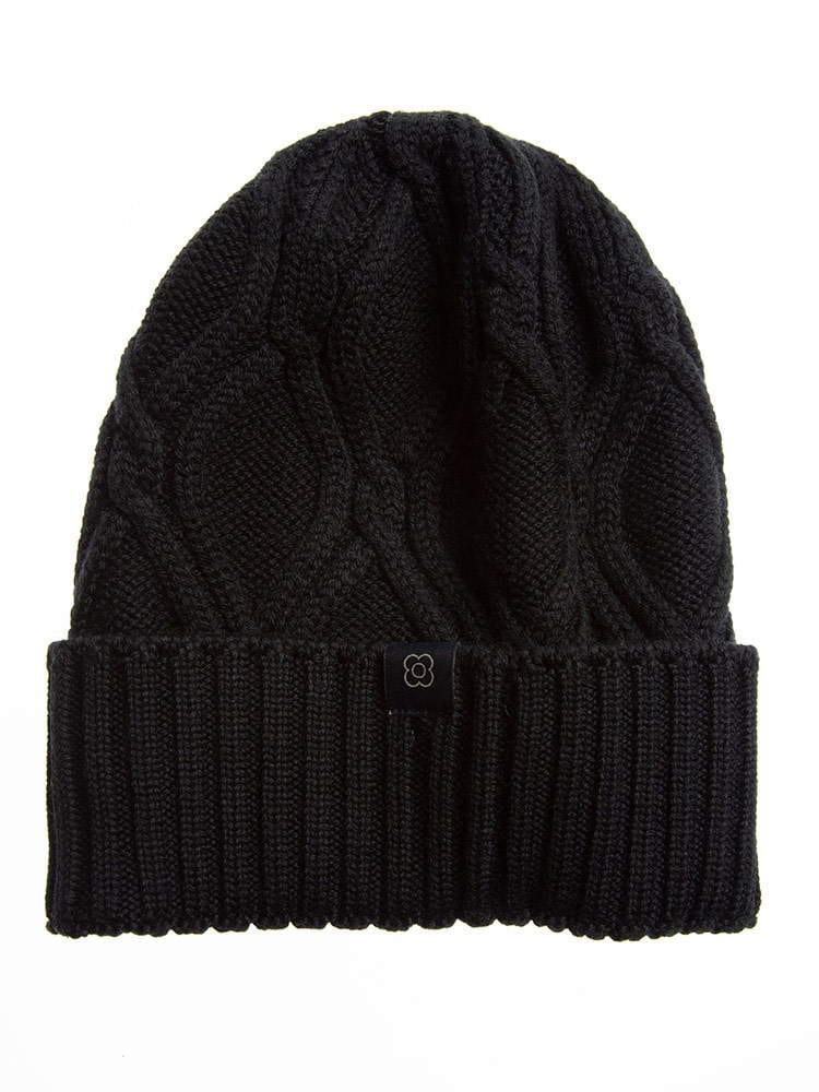 LARDINI (ラルディーニ) ウール100％ ケーブル ニットキャップ LDHATIP57310