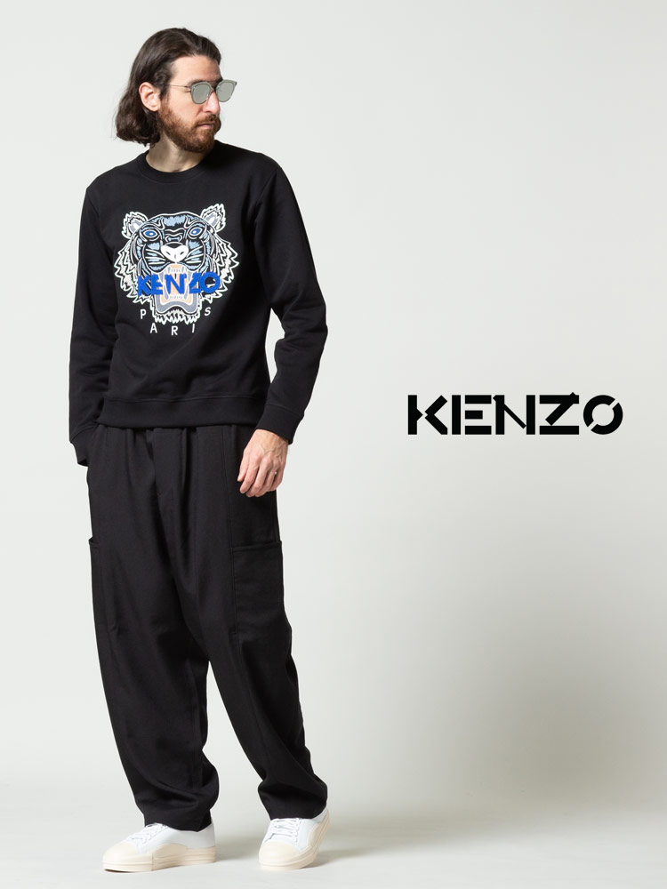 KENZO (ケンゾー) タイガー刺繍 クルーネック スウェット 