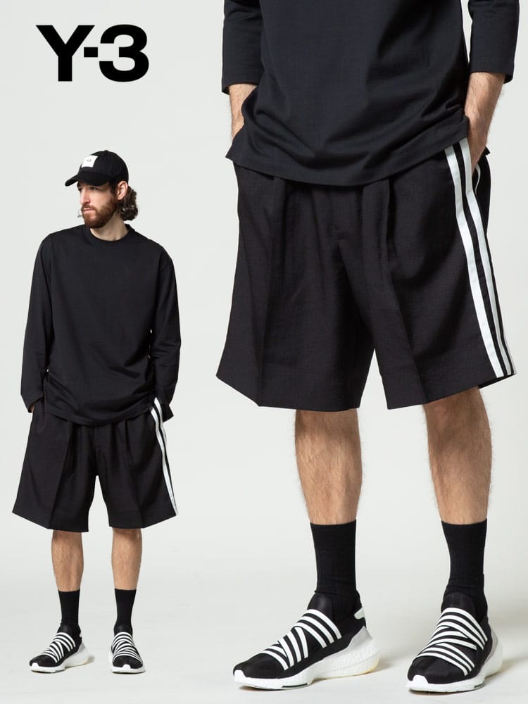 Y-3 (ワイスリー) スリーライン ショートパンツ CH1 ELEGANT 3 STP SHORTS Y3HG6085 ブランド