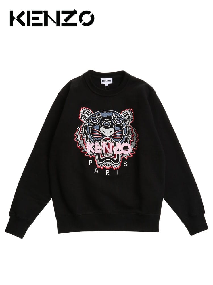 KENZO (ケンゾー) トレーナー タイガー刺繍 クルーネック スウェット KZLFC52SW8244XL レディース