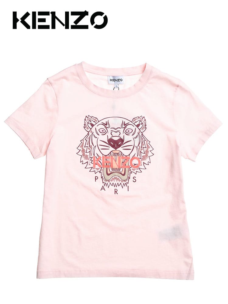 KENZO (ケンゾー) タイガープリント クルーネック 半袖 Tシャツ TIGER CLASSIC KZLFC52TS8464YM レディース ブランド