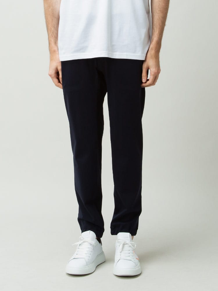 LARDINI (ラルディーニ) 無地 ジップポケット スウェットパンツ LDL0754EL58730