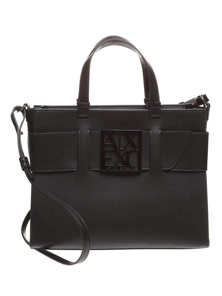 【オンラインストア限定】 ARMANI EXCHANGE アルマーニ エクスチェンジ バッグ レディース スクエア ロゴ ミニ ハンドバッグ ショルダー AEL9426890A874