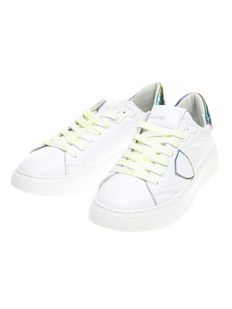 Philippe Model (フィリップモデル) レザー ローカットスニーカー TEMPLE LOW PMLBTLDVM03 レディース ブランド