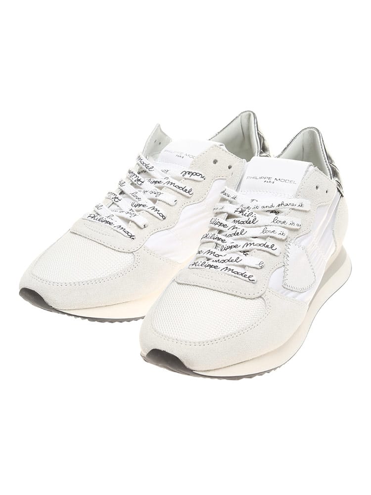 Philippe Model (フィリップモデル) 異素材 ローカットスニーカー TRPX LOW PMLTZLDWC01 レディース ブランド