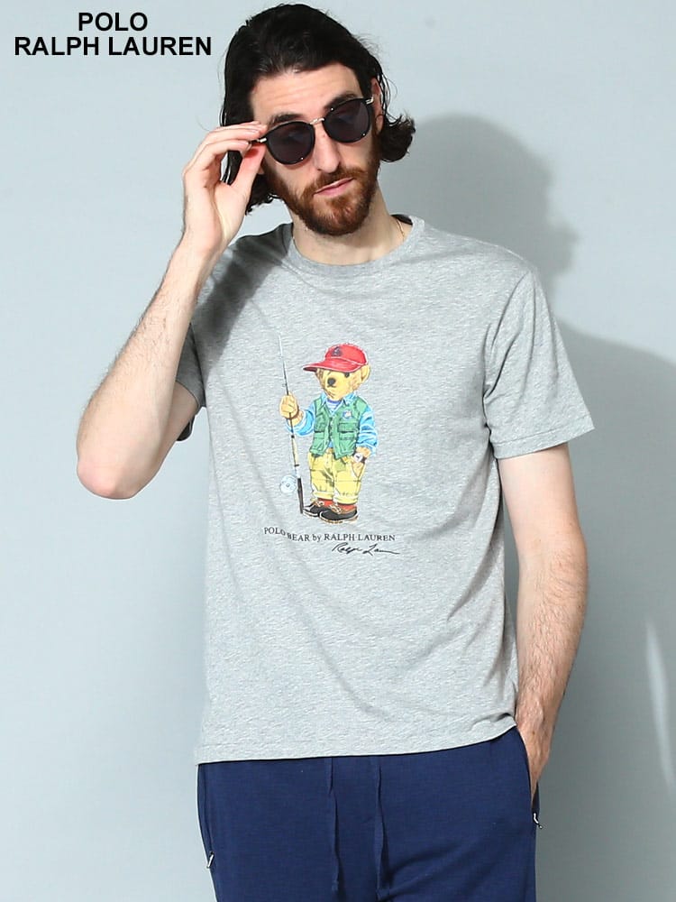 POLO RALPH LAUREN (ポロ ラルフ ローレン) ベアプリント クルーネック 半袖 Tシャツ RL710853310 メンズ ブランド