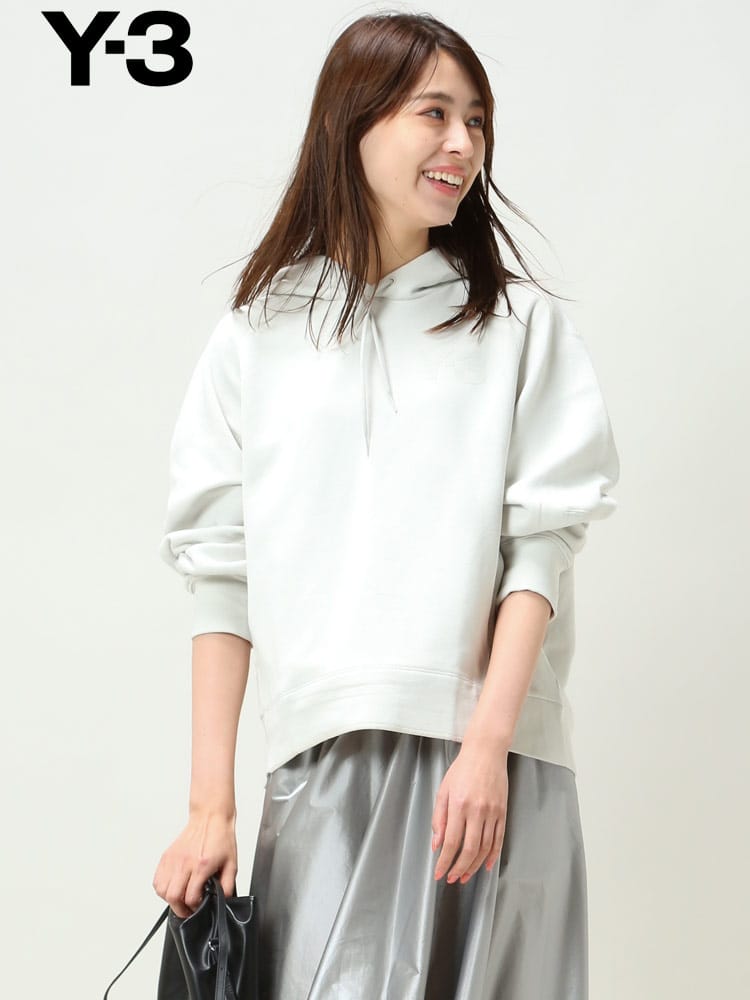 Y-3 (ワイスリー) 胸ロゴ プルオーバー パーカー CLASSIC CHEST LOGO HOODIE Y3LHG6148 レディース ロゴ ブランド