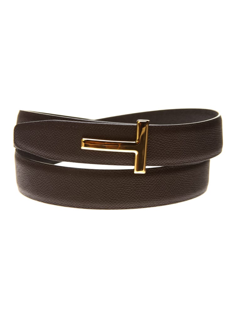 TOM FORD (トム フォード) レザー Tバックル ベルト TFTB224TLCL220 ブランド