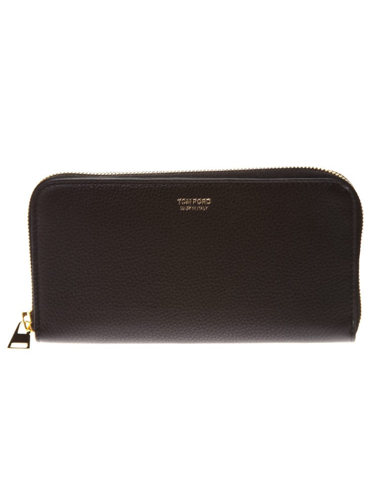 TOM FORD (トム フォード) レザー ロゴ ラウンドジップ 長財布 TFY0241TLCL158 ブランド