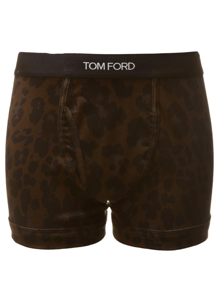 TOM FORD (トム フォード) レオパード 前開き ボクサーパンツ メンズ TFT4LC31110 ブランド
