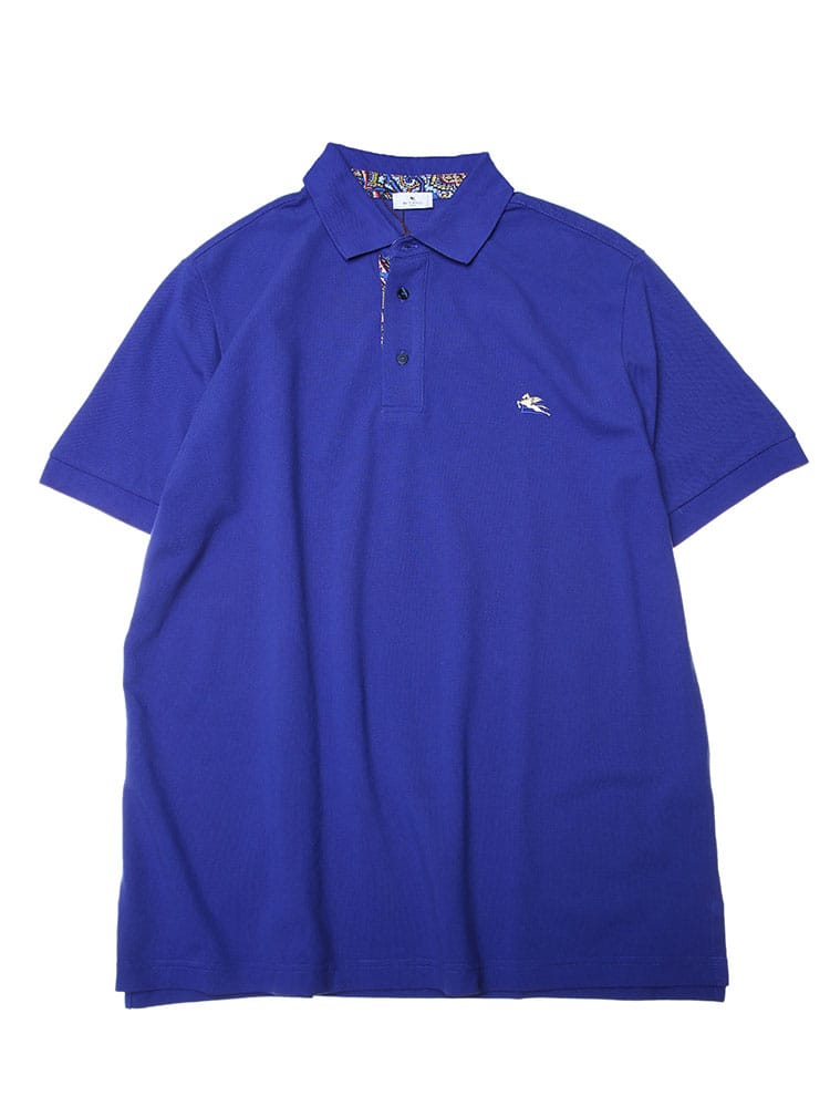 ETRO (エトロ) 綿100％ ワンポイント 半袖 ポロシャツ ET221U1Y1429195 22fd IP