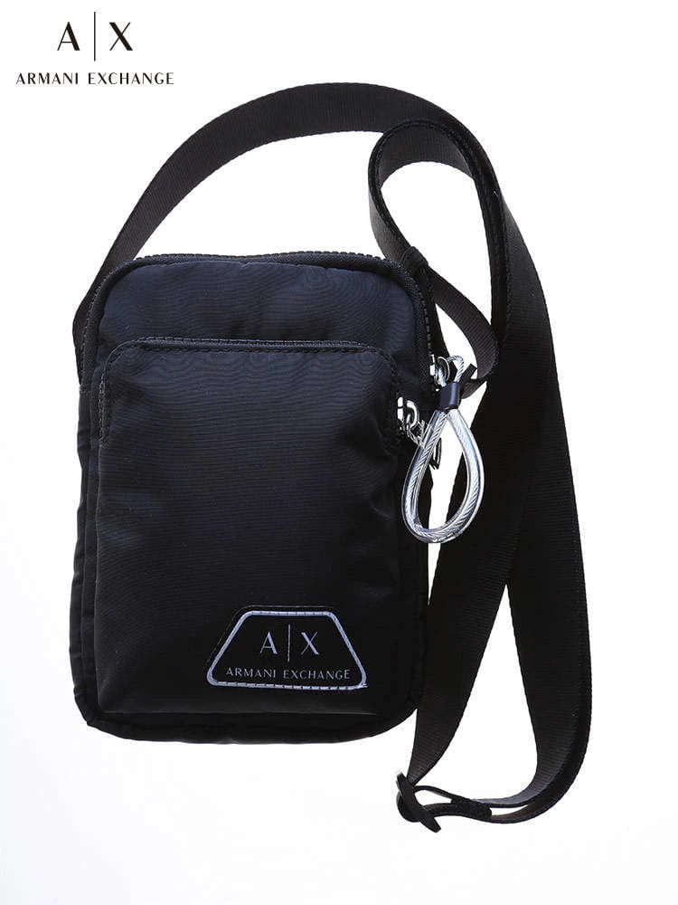 【オンラインストア限定】 ARMANI EXCHANGE アルマーニ エクスチェンジ バッグ ロゴ ショルダー クロスボディバッグ ユニセックス メンズ レディース AE952384CC828 ブランド